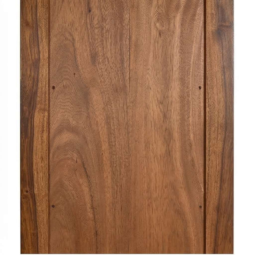 Close-up of the lower cabinet storage on the solid wood dressing table