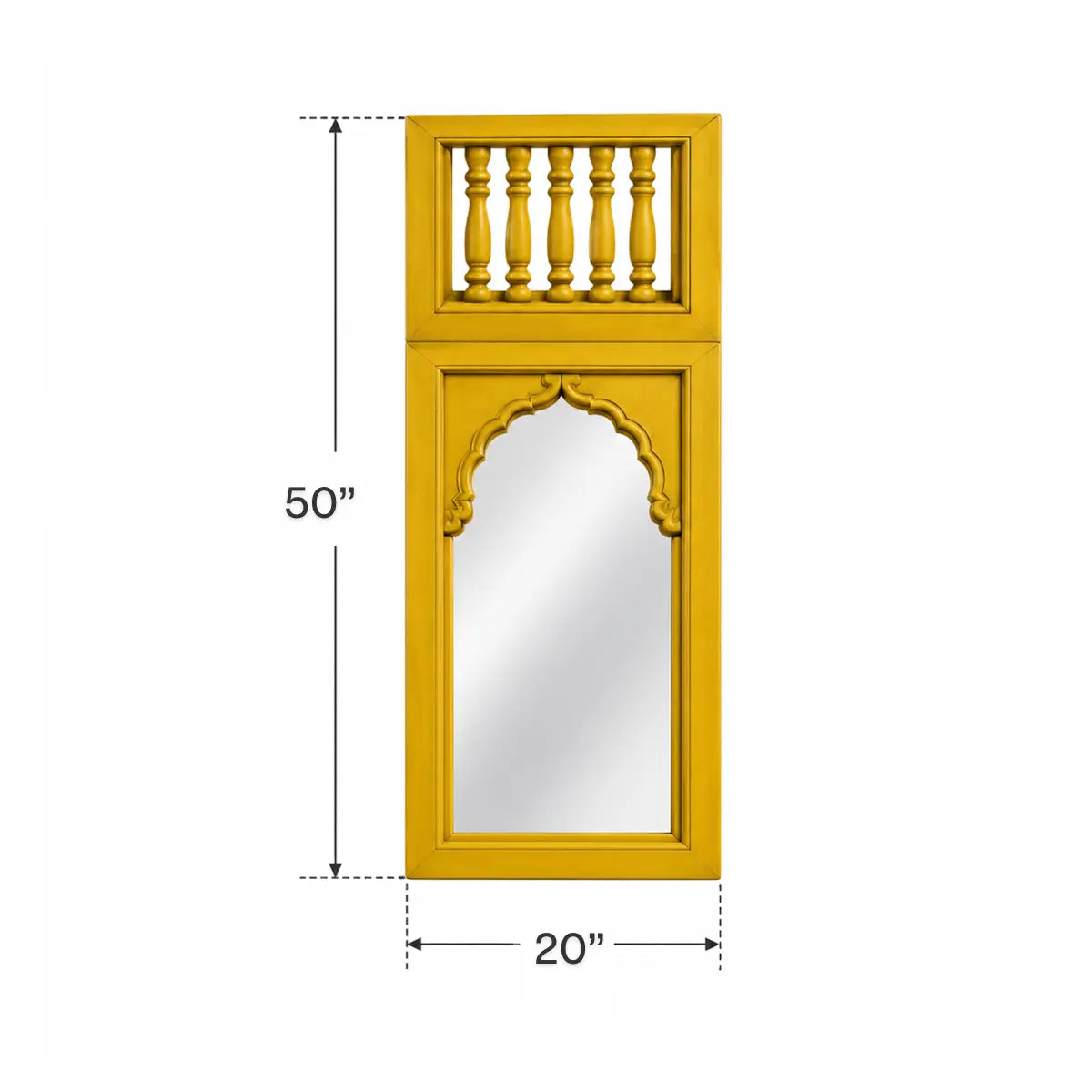 Tavira Mango Wood Jharokha Wall Mirror