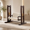 Vayun Sheesham Wood Swing With Cushioned Back and Seat