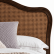 Vimaan Victorian Cane Solid Sheesham Wood Bed