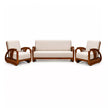 Wingman Teak Wood Sofa Set 3+1+1 (5 Seater)