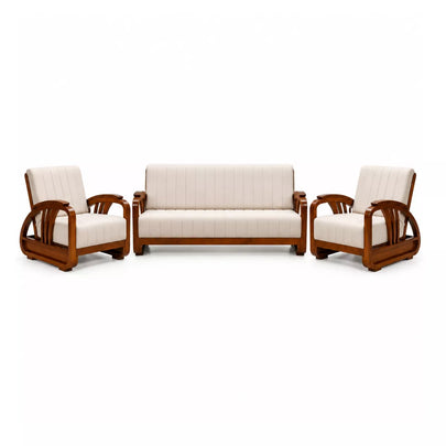 Wingman Teak Wood Sofa Set 3+1+1 (5 Seater)