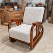 Wingman Teak Wood Sofa Set 3+1+1 (5 Seater)