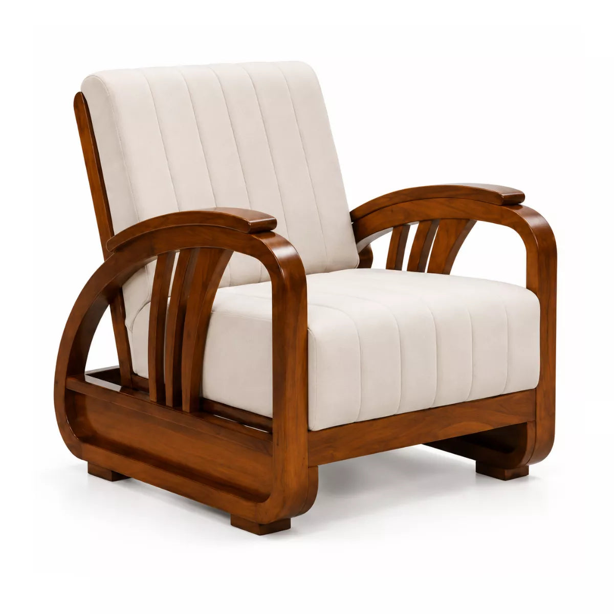 Wingman Teak Wood Sofa Set 3+1+1 (5 Seater)