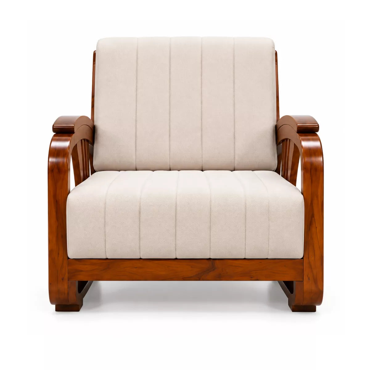 Wingman Teak Wood Sofa Set 3+1+1 (5 Seater)
