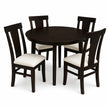 Yeshua Modern Sheesham Wood 4 Seater Round Dining Set