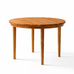 Yeshua Scandinavian Sheesham Wood 4 Seater Round Dining Table