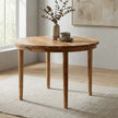 Yeshua Scandinavian Sheesham Wood 4 Seater Round Dining Table