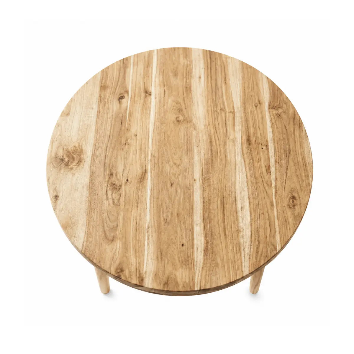 Yeshua Scandinavian Sheesham Wood 4 Seater Round Dining Table