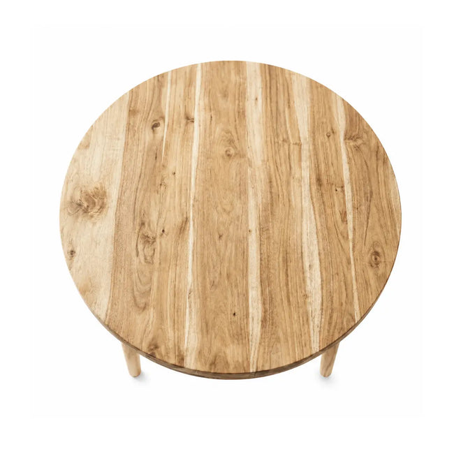 Yeshua Scandinavian Sheesham Wood 4 Seater Round Dining Table